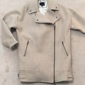Banana Republic Oversized Moto Cocoon Coat